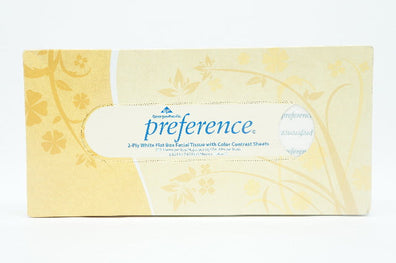 Georgia-Pacific 48100 Preference 2-Ply Facial Tissue 8.85 x 7.65in. - Box of 100